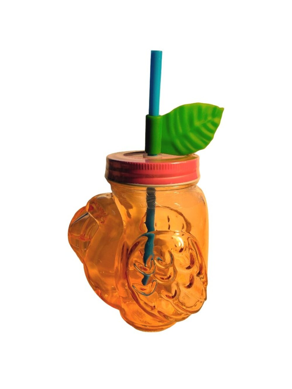 Pink Flamingo Travel Cup Tumbler Lid Straw Tropical Coastal Tiki Sippy Glass